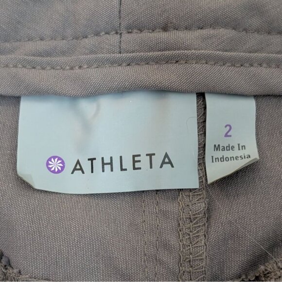 Athleta Dipper Hiking Pants Womens Size 2 Gorpcore Utility Low Rise - Picture 3 of 10